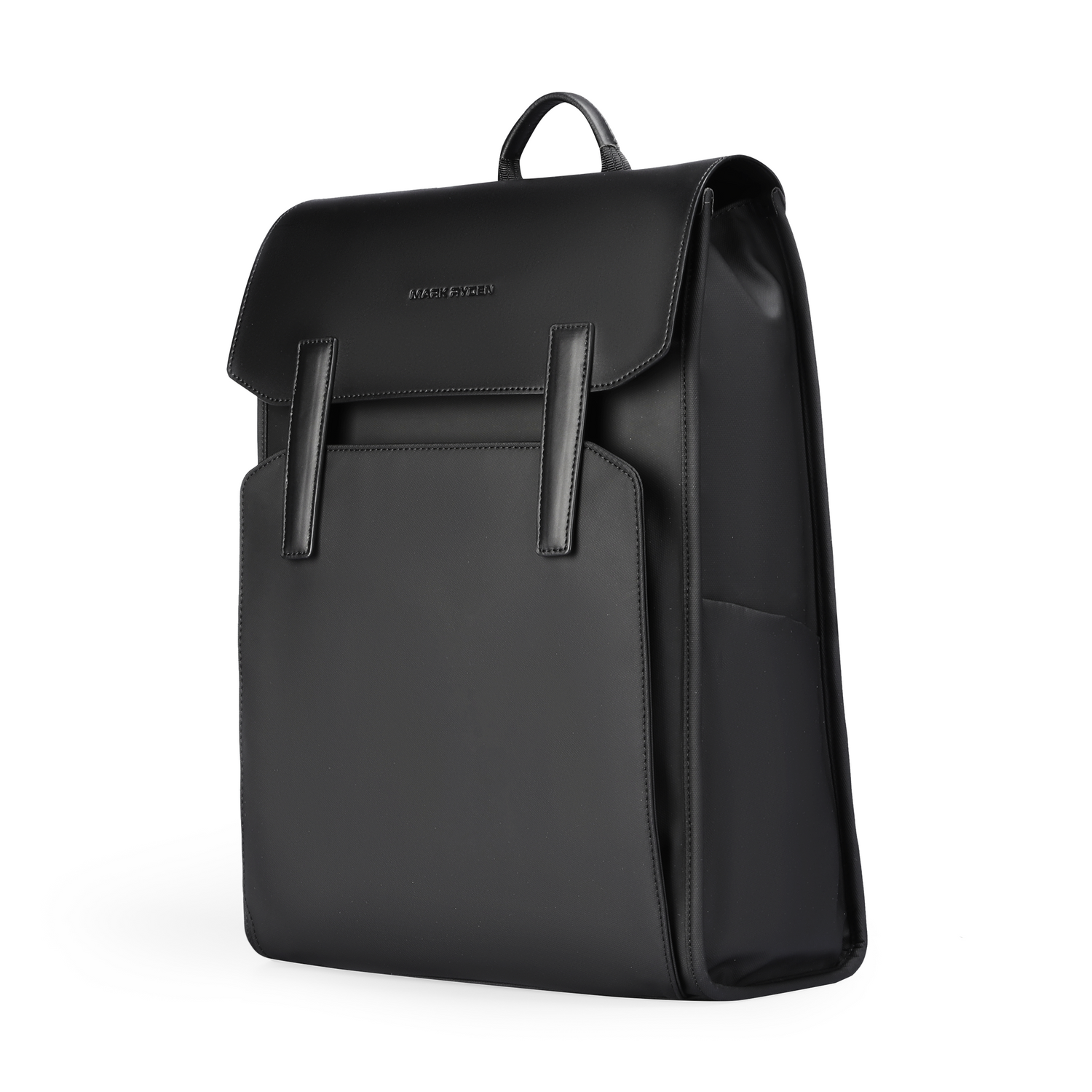 MUKE III: School Style Classic Business Work Black Oxford Backpack